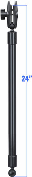 RAM Mounts 24" Pole Double Socket Arm (RAP-BB-230-24-201U)