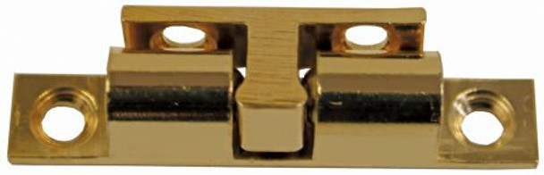 Cupboard Door Catch - Brass Ball