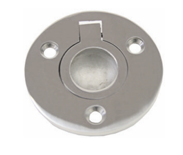 Flush Pull Ring - Round Stainless