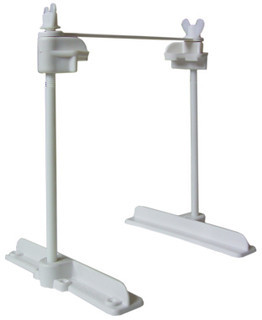 Battery Tie-Down - White Polypropylene