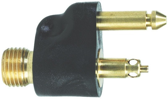 Premium Fuel Line Fittings - Brass Male Tank Connector