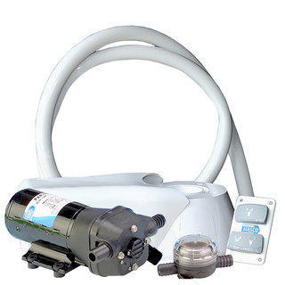 Quiet Flush 12v Toilet Conversion Kit Salt Water