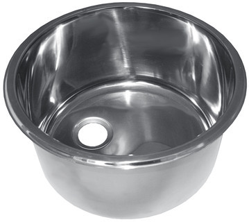 Stainless Steel Sinks - Mirror Polished - Cylindrical Shaped