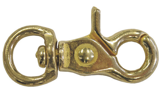 Brass Swivel Eye Snap