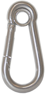 Snap Hooks with Eye - Stainless Steel