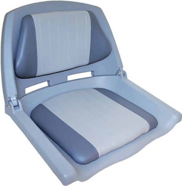 Padded Folding Seat - Charcoal / Grey