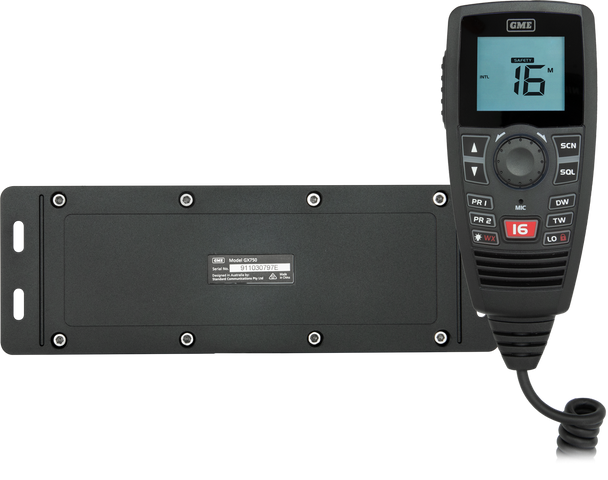 GME GX750B Black Box VHF Marine Radio - Black GME GX750B Black Box VHF Marine Radio - Black