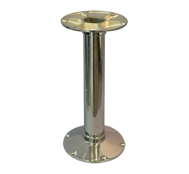 Reelax Stainless Steel Mirror Polished Fixed Table Leg 750mm 3.2A