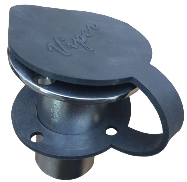 Viper Pro Series II Deck Fitting For Outrigger Bases With Weather Proof Caps