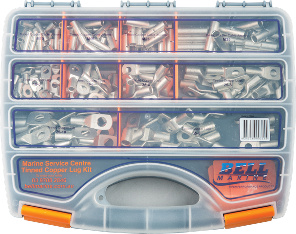 Viper Pro Series Deluxe Tinned Copper Lug Workshop Service Kit - 225 Pieces