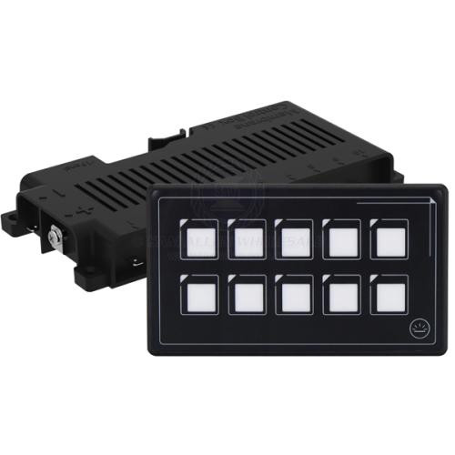 Relaxn Digital Membrane Touch Control Panel - 10 Switch