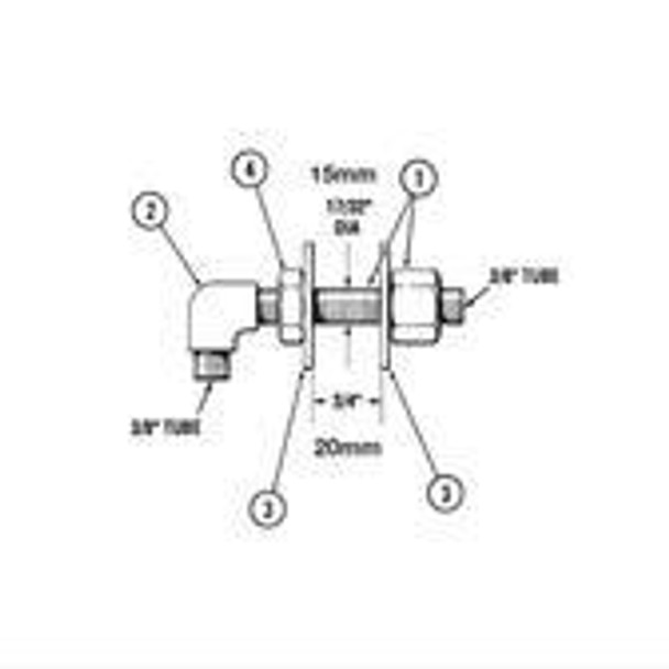 Seastar Solutions Bulkhead Fitting Kit