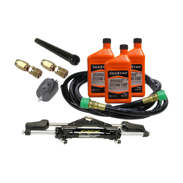 Seastar Tournament Front Mount Outboard Hose Steer Kit 50FT