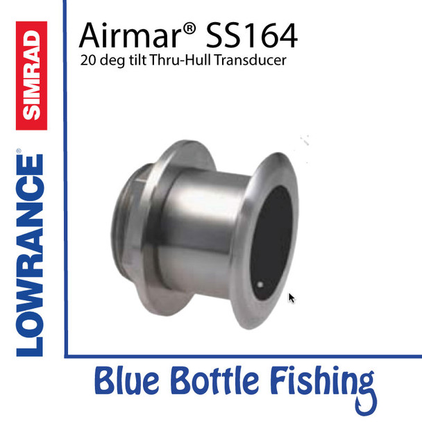 Airmar for Lowrance / SIMRAD SS164 - 20 deg tilt Thru-Hull Transducer (Discontinued)