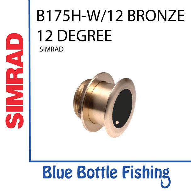 Airmar for Lowrance / SIMRAD B175H-W CHIRP Bronze 12 deg Thru-Hull transducer (Discontinued)