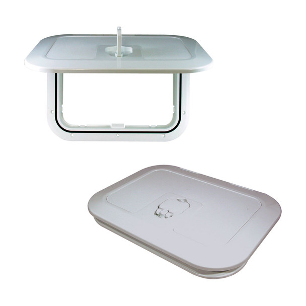 Hatch Access Luran Covered White 350X600