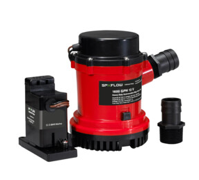 SPX Heavy Duty Bilge Pump Combo - 1600 GPH Ultima