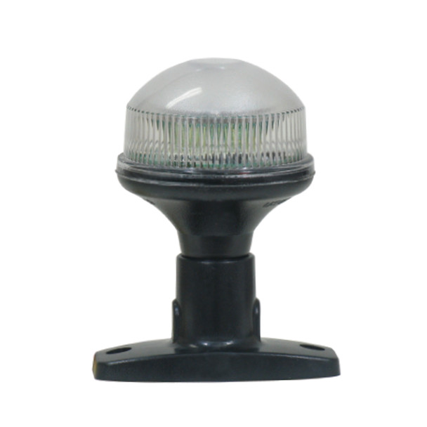 Navigation Light 360 Degree Light Deck Mount Black 95mm High LED