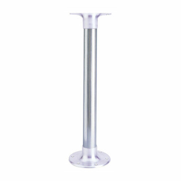 Garelick Eez-In Stowable Marine Table Hardware - 73mm Post & 235mm Dia. Base Table Ped. Surface Mt, Ribbed