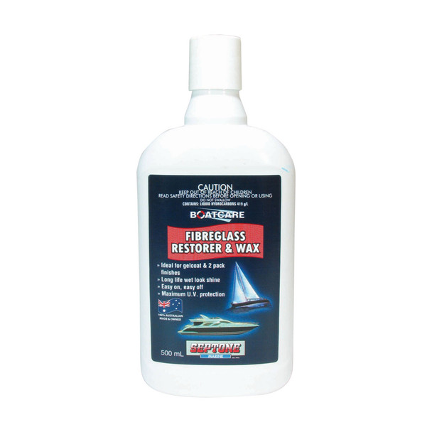 Septone Boatcare Fibreglass Restorer & Wax 500ml