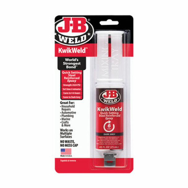 J-B Weld Kwikweld Adhesive Epoxy Jb Kwik Weld Syr 25ml