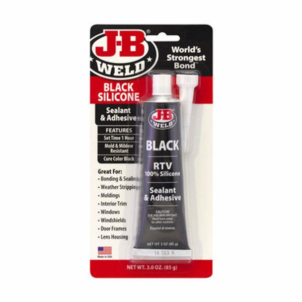 J-B Weld Black Silicone Sealant Silicone Black 85G