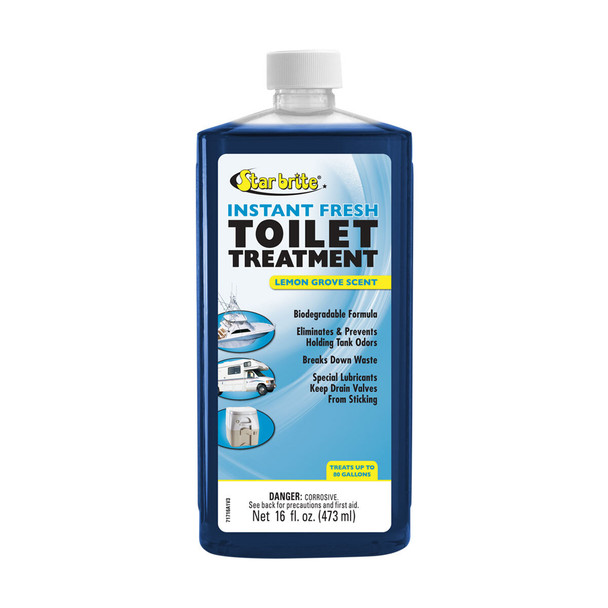 Star Brite Instant Fresh Toilet Treatment - Lemon Grove Scent 473mL