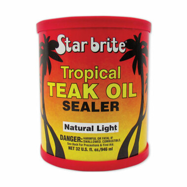 Star Brite Tropical Teak Oil/Sealer - Natural Light Tropical Teak Oil/Sealer Light 946ml