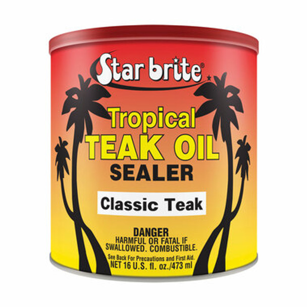 Star Brite Tropical Teak Oil/Sealer - Classic Light Tropical Teak Oil/Sealer Classic 473ml