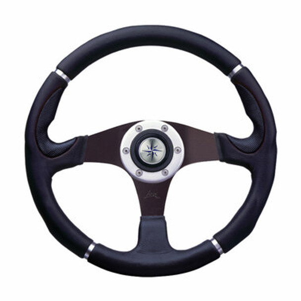 Luisi Steering Wheel - Orion Three Spoke Aluminium Wheel Orion Black Blk Spokes