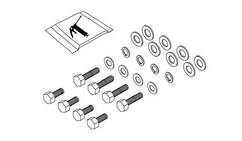 Simrad HALO Spare Pedestal Mounting Kit