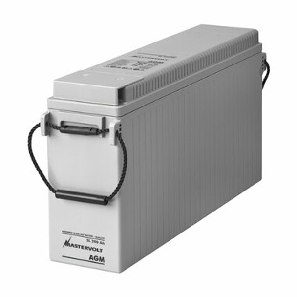 Mastervolt Battery - Agm Slimline Series Mastervolt Battery Agm Slimline 12V 185