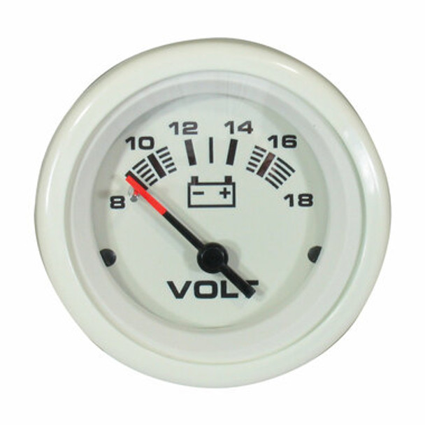 Veethree Electronics Arctic Gauges Voltmeter Arctic White 8-18V