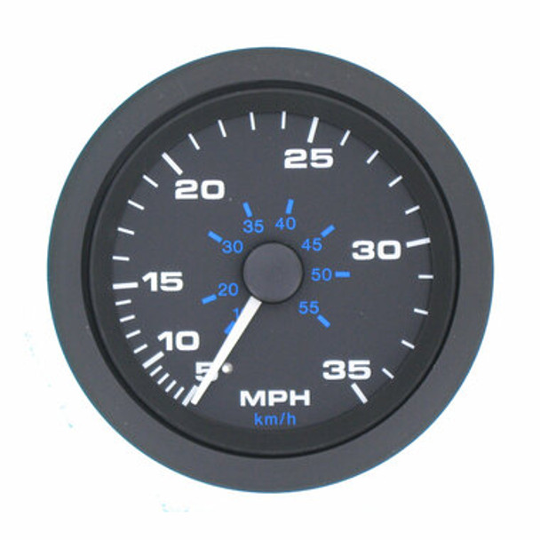 Veethree Electronics Premier Pro Domed Gauges Speedo Premier Pro 0-35 Mph
