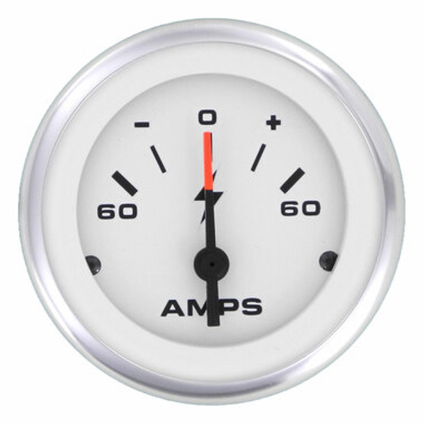 Veethree Electronics Lido Pro Domed Gauges Ammeter Lido Pro 60-0-60 White (Discontinued)
