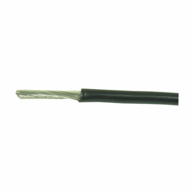 Single Core Wire - Tinned Wire Elec Tinned Sgl Core 6mmx100M Blk (Discontinued)