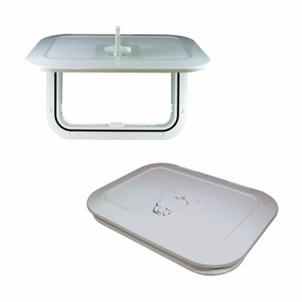 Hatch Access Luran Covered White 286X386