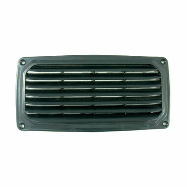 Louvre Vents - Plastic Vent Louvre Plastic Black 200X100mm