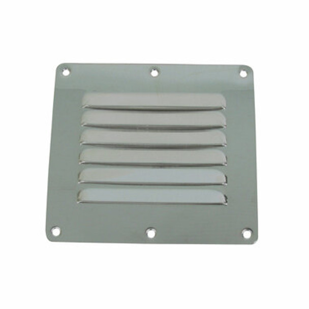 Louvre Vents - Stainless Steel Low Profile Vent Louvre Stainless Steel 115X127mm