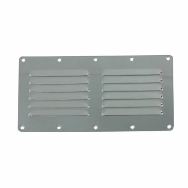 Louvre Vents - Stainless Steel Low Profile Vent Louvre Stainless Steel 115X232mm