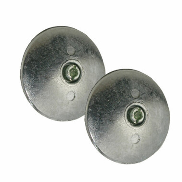 Rudder Anodes - With Fixing Hole Anode Rudder 94mm Dia Pair