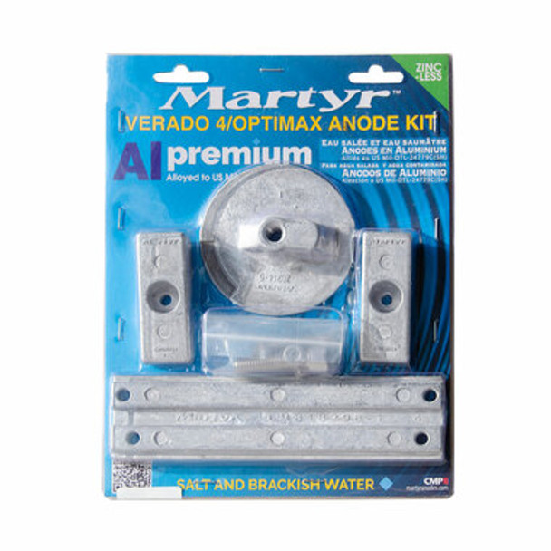 Mercury/Mercruiser Type Anode - Kits Anode Kit Alum Mercury Verado 4