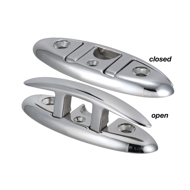 Marine Town Pull Up Folding Cleat S/Steel 115mm