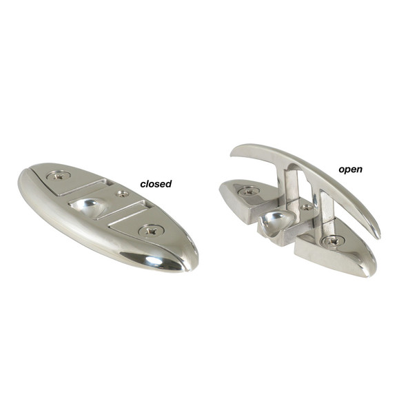 Marine Town Foldaway Cleat - Cast Stainless Steel