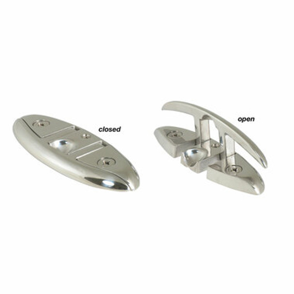 Marine Town Foldaway Cleat - Cast Stainless Steel Cleat Foldaway Cast G3N16 Stainless Steel