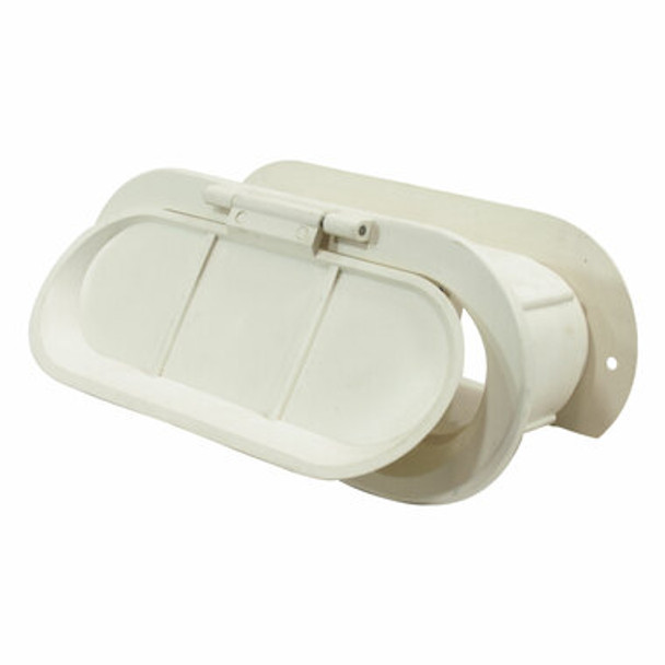 Telescoping Scupper - ABS Plastic Scupper Thru Hull Tele Wht Plas 182X82mm