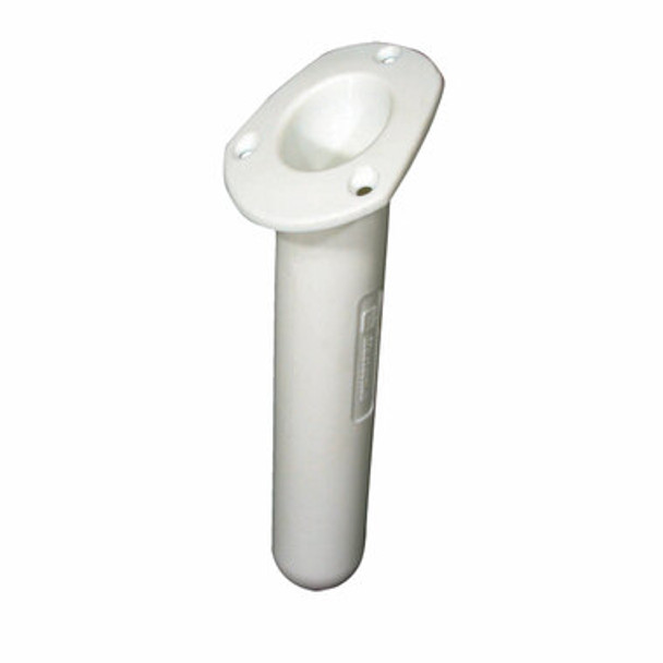 Oval Flush Mount Rod Holders Rod Holder Flush Oval Angled White