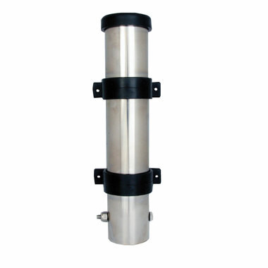 Brushed Stainless Steel Side Mount Rod Holder