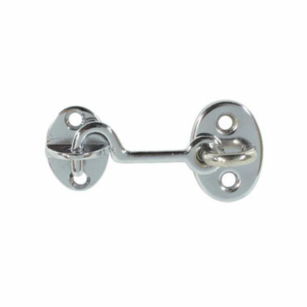 Marine Town Cabin Hooks - Chrome Brass Hook Cabin C/P Brass 76mm