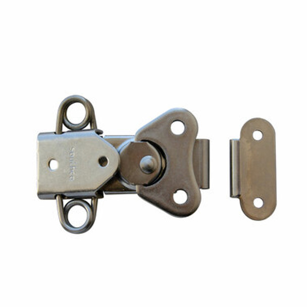 Link Lock Rotary Action Catches - Stainless Steel Catch Rotary Spring Loaded Stainless Steel